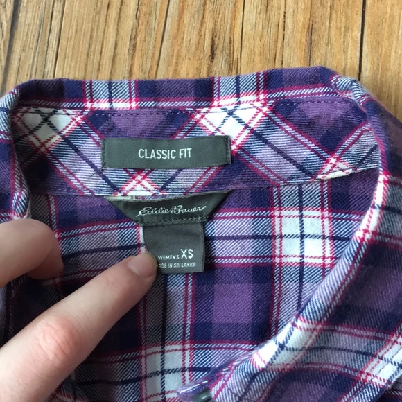 Eddie Bauer light weight flannel - Picture 4 of 6
